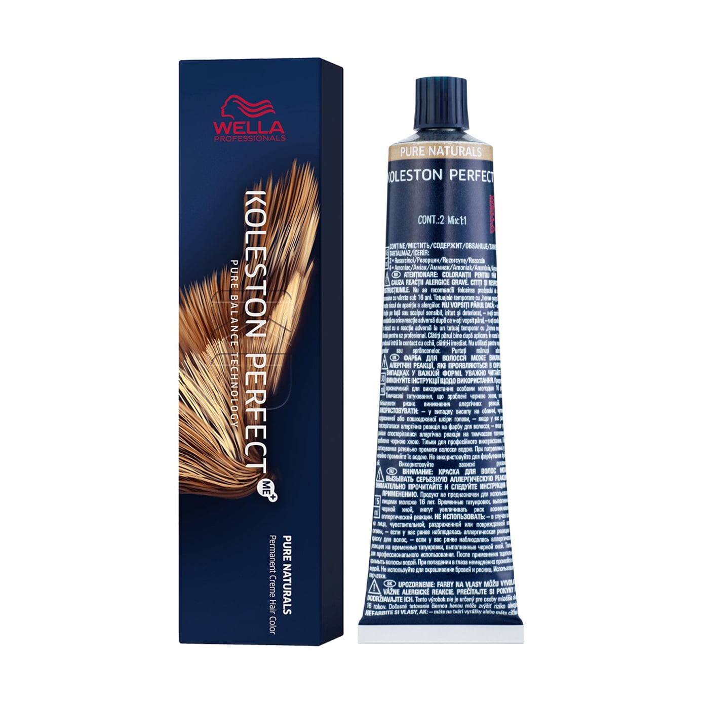Стійка крем-фарба для волосся Wella Professionals Koleston Perfect Me+ Pure Naturals 3/0, 60 мл